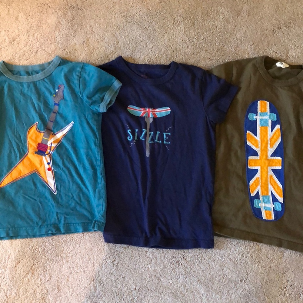 Mini Boden boys tees – size 5–6 yr